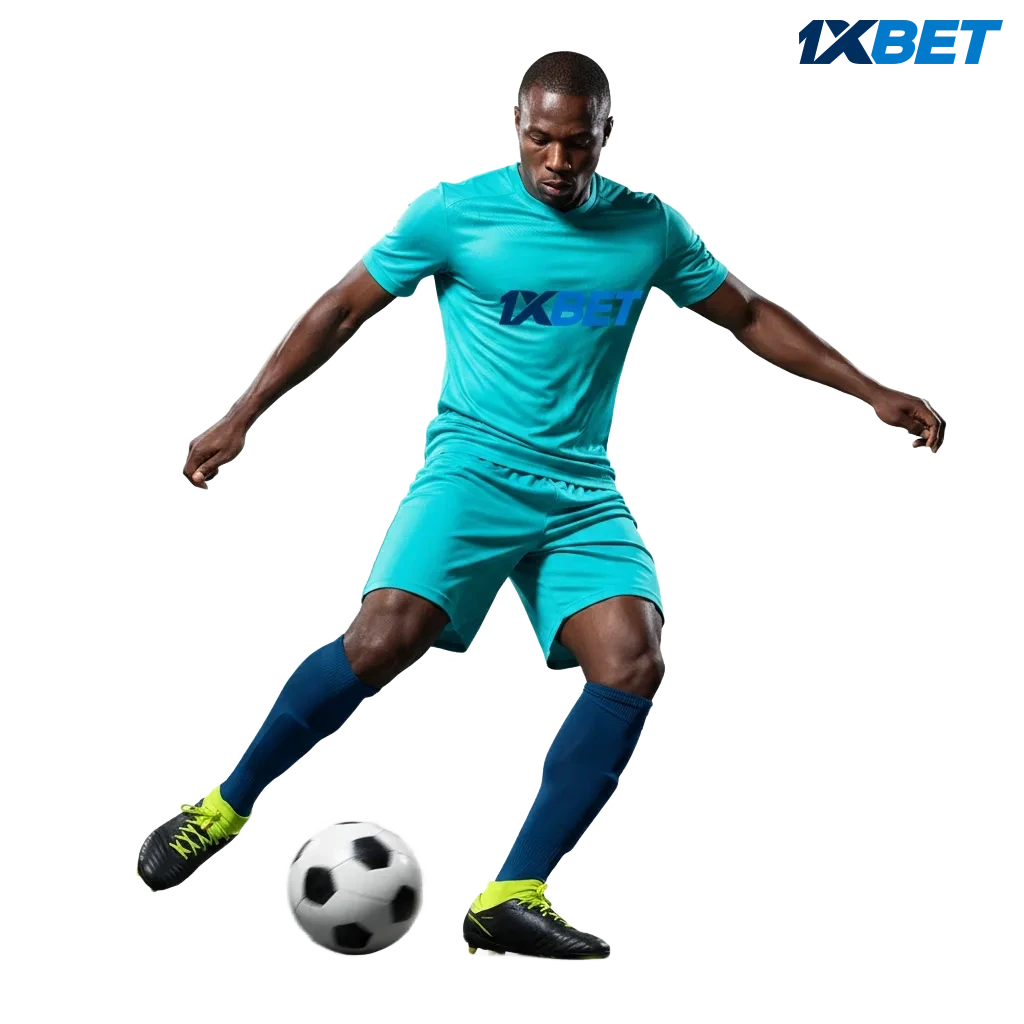 Phone and laptop showing 1xBet football odds in Tanzania, TZS payments, live bets, 300% first deposit bonus.