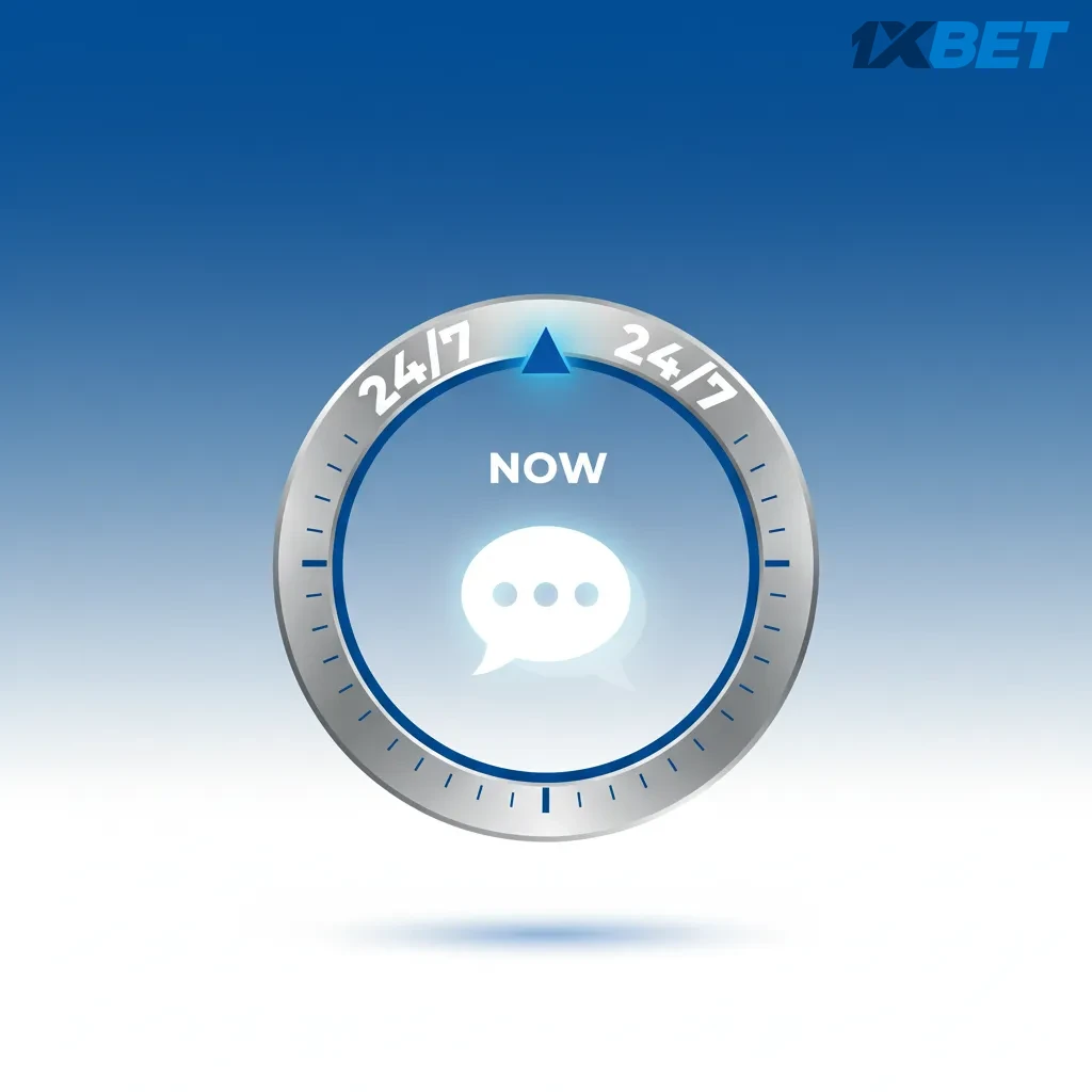 Live chat window for 1xbet support, 24/7 English/Kiswahili help with 1-2 min replies for account, payment, and bet issues.