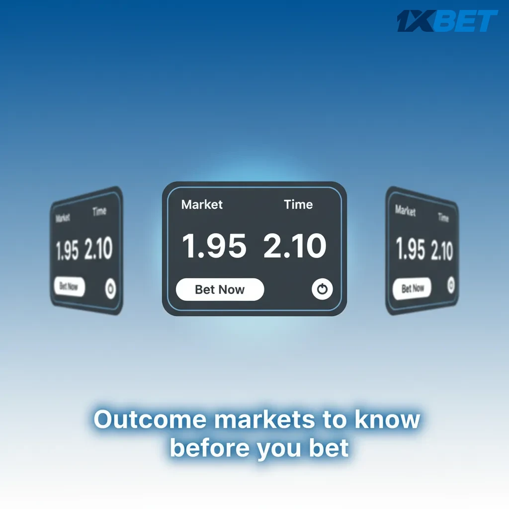 Guide to betting outcome markets: Match Result 1X2, Over/Under, Both Teams to Score, Handicap, Double Chance.