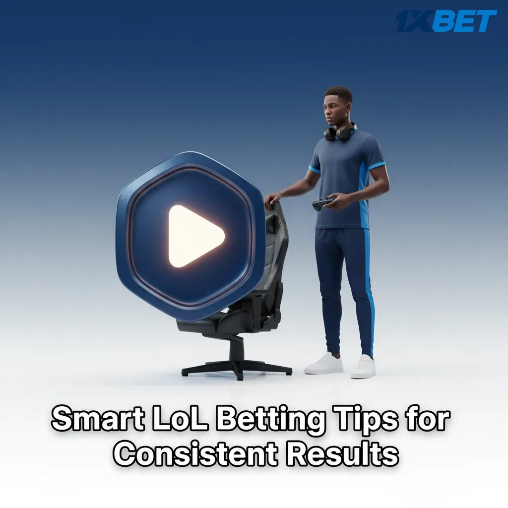 Smart LoL betting tips infographic: bankroll 1–3%, study form, roster news, patch meta, objective rates, live timing.