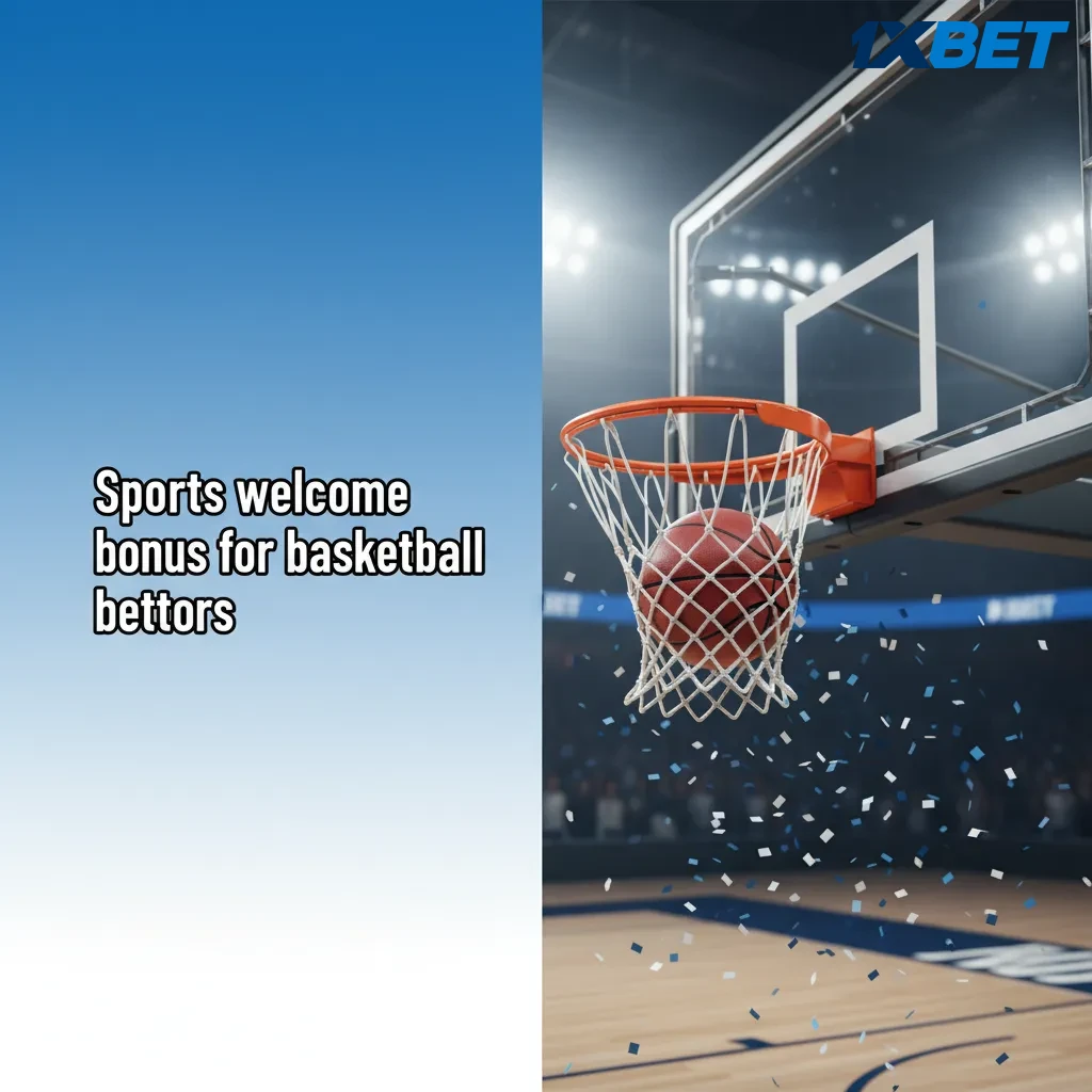 Sports welcome bonus for basketball bettors: matched first deposit offer. Accumulator wagering, min odds, time limit apply.