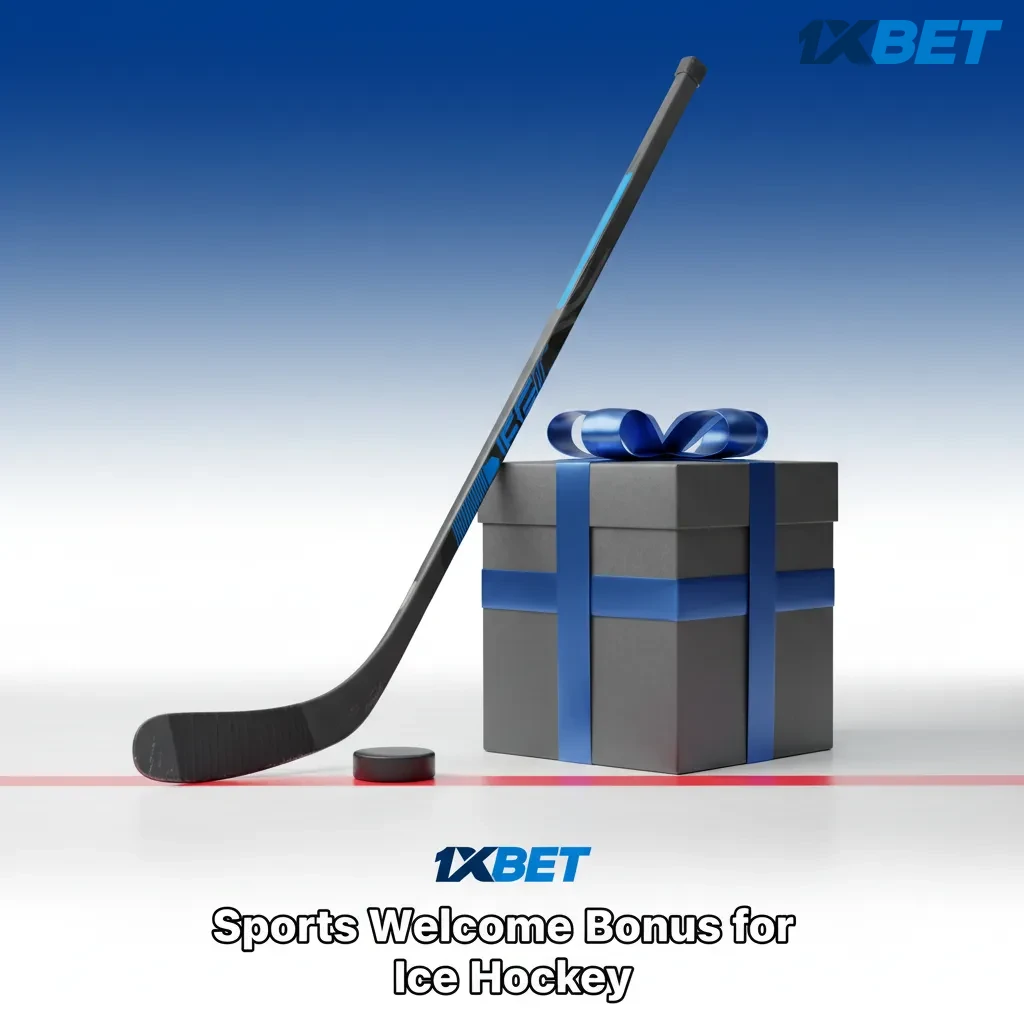 1xBet Ice Hockey welcome bonus: 100% match on first deposit for new Tanzania users; moneyline, totals, puck line; TZS cap.