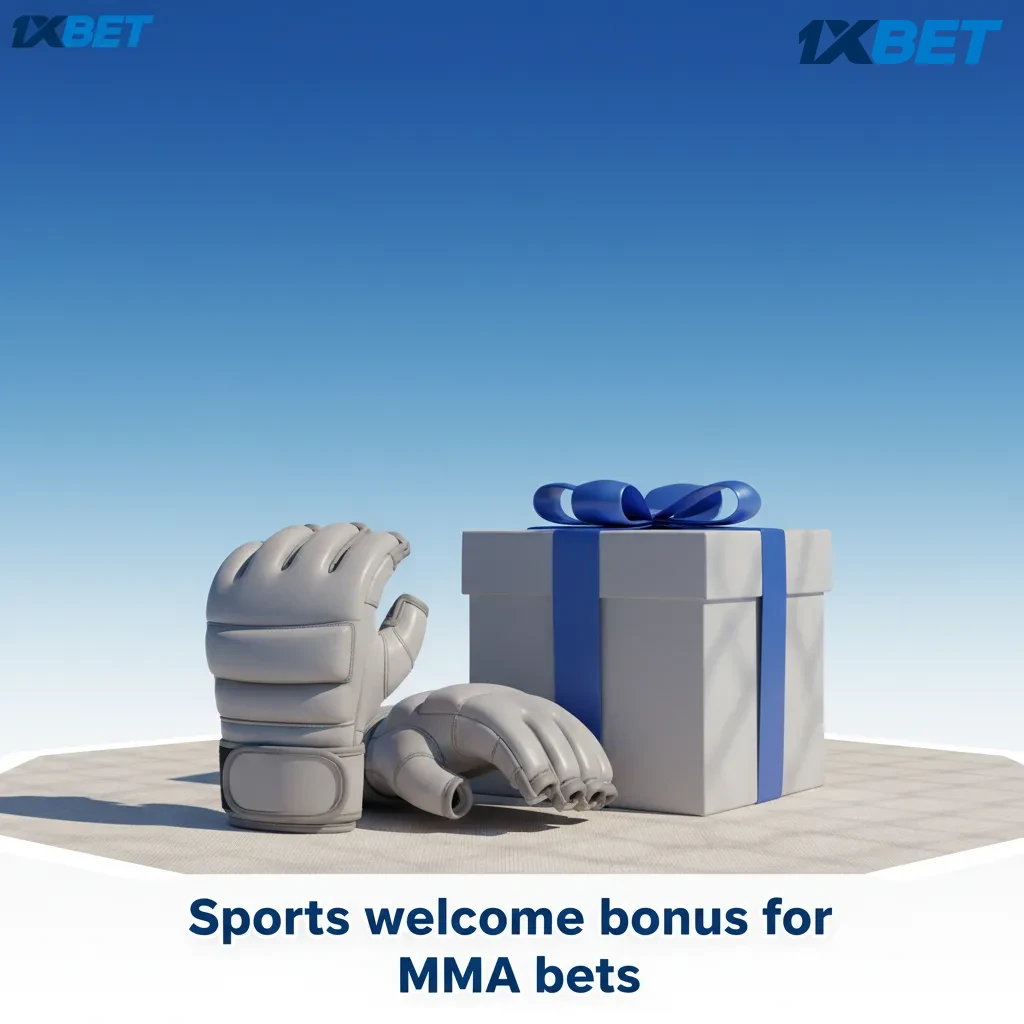 1xBet MMA welcome bonus: 100% first deposit match up to TZS cap; opt in required; wager on eligible accumulators.