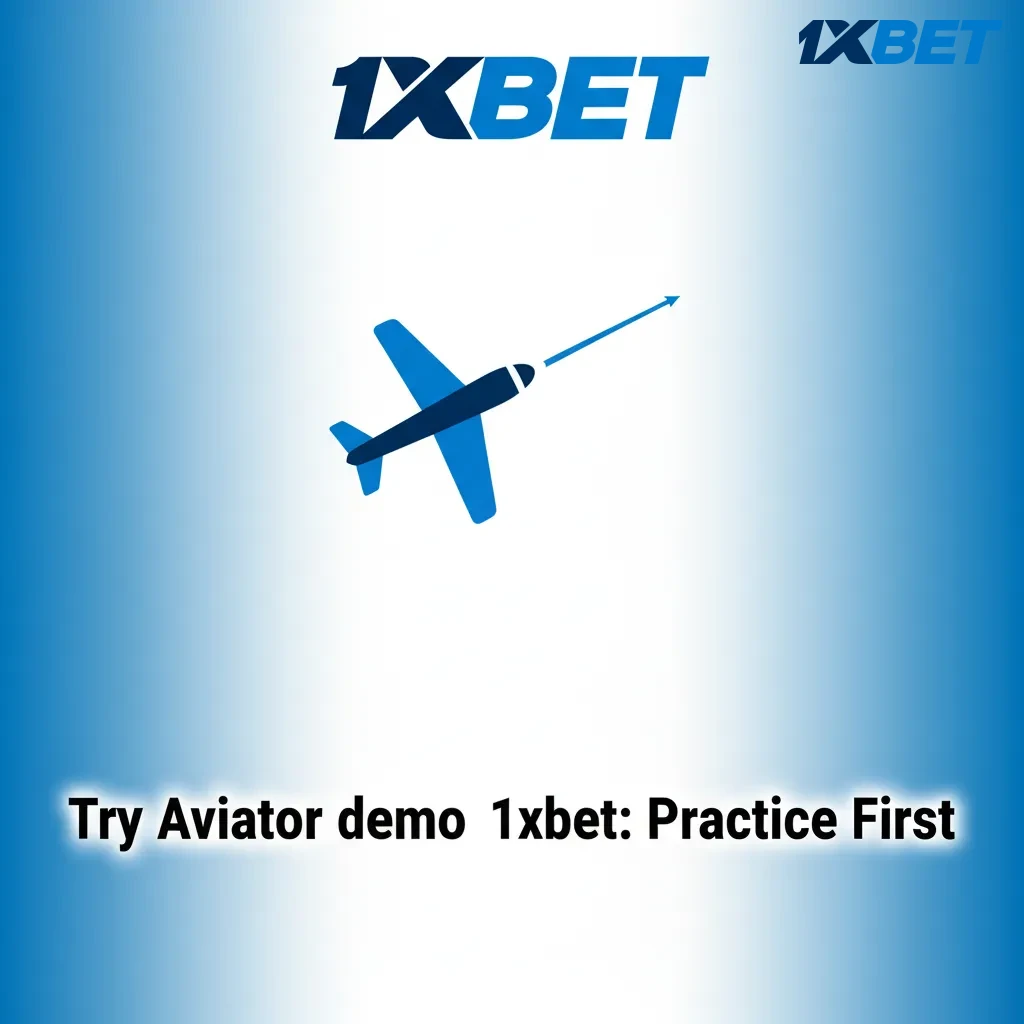Aviator demo on 1xbet with multiplier graph, virtual credits, and auto bet/cash-out tools for risk-free practice.